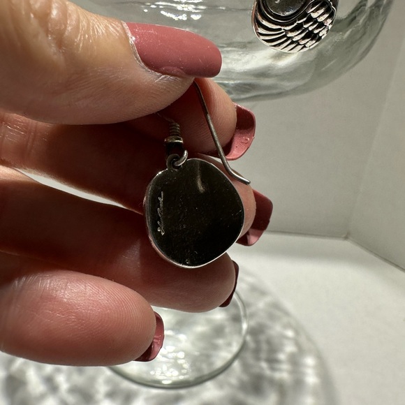 Betsey Johnson swan sterling earrings - Picture 4 of 5